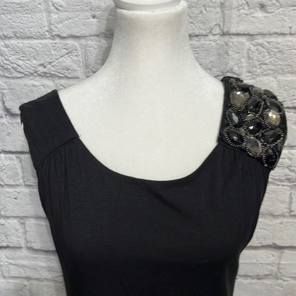 BORDEAUX Los Angela’s Women’s Small Black Sleeveless  Dress - Picture 3 of 12